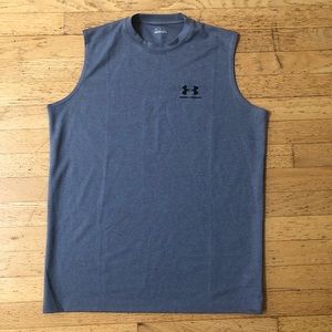 Under Armour Men’s Blue Gray Athletic Tank Top